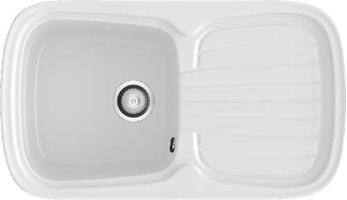Fregadero Poalgi Modelo Diamante Blanco