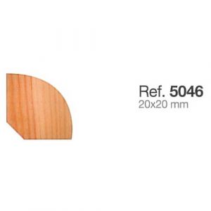 Moldura de Ayous Decorativa de 20x20 mm. Ref. 5046