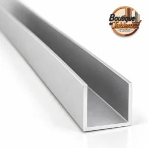 perfil "u" para puertas corredera 19 mm.