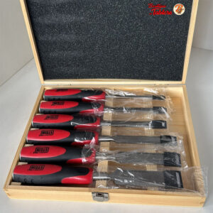 Caja de 6 Formones Profesionales Stein en Caja de Madera