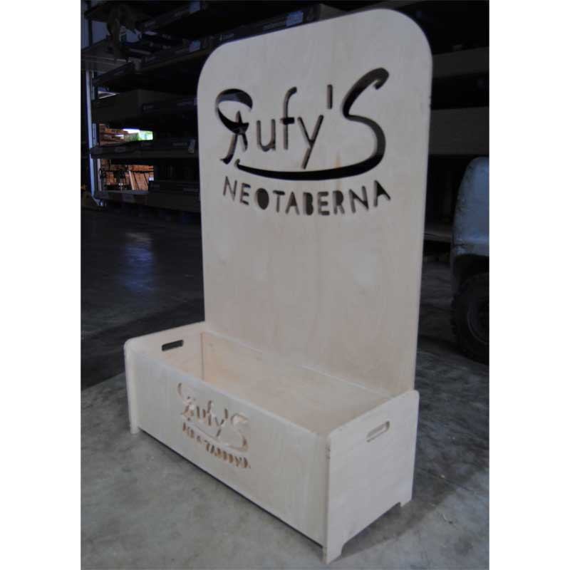 Jardinera Para Exterior Con Logo