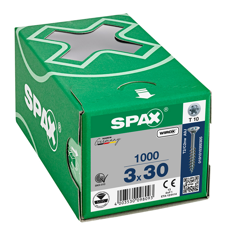 Tornillos ABC de 3x30 para madera