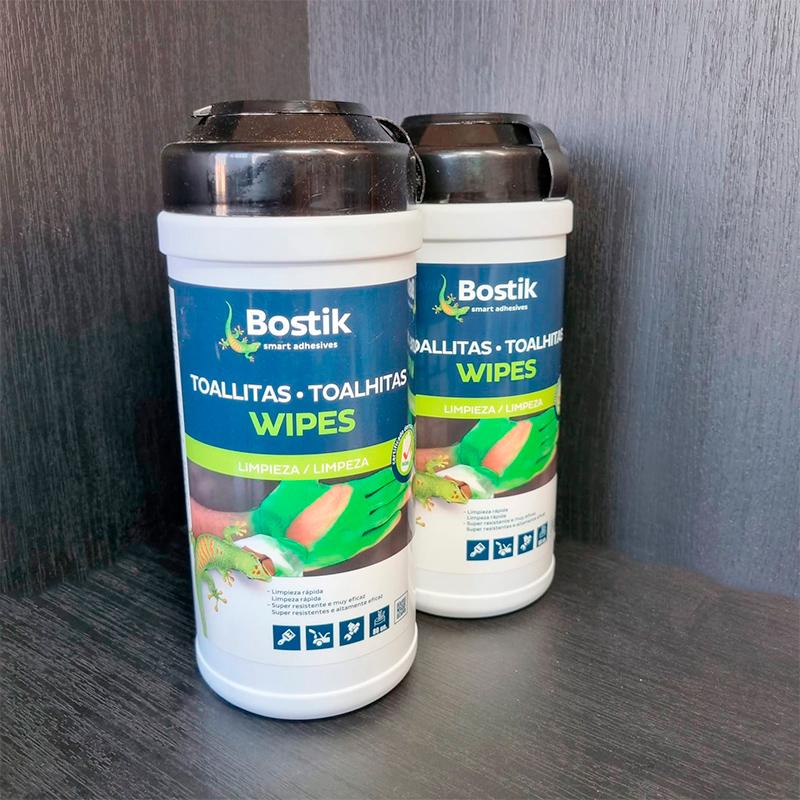 Toallitas de limpieza bostik