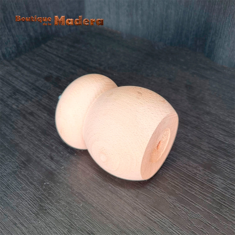 Pata para muebles en madera de haya maciza