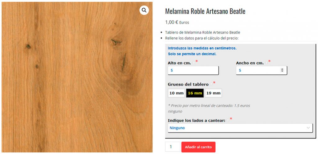 Tableros a medida