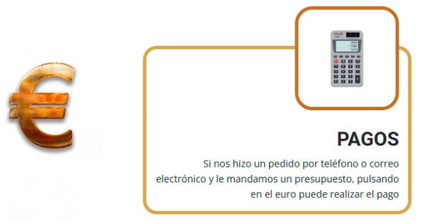 Producto para pagos en Boutique de la Madera