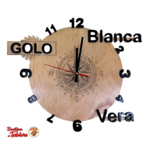 reloj de pared personalizado modelo golo